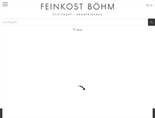 Tablet Screenshot of feinkost-boehm.de